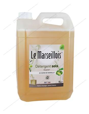 Image de Détergent sols sans rinçage au savon LE MARSEILLOIS - 5L