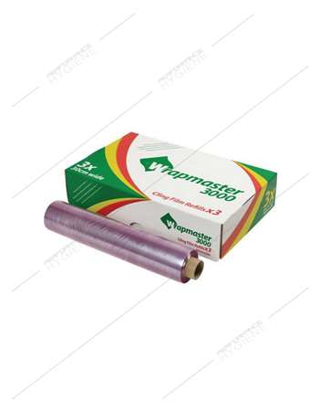 Image de Film étirable alimentaire 300x0,45m WRAPMASTER - lot 3