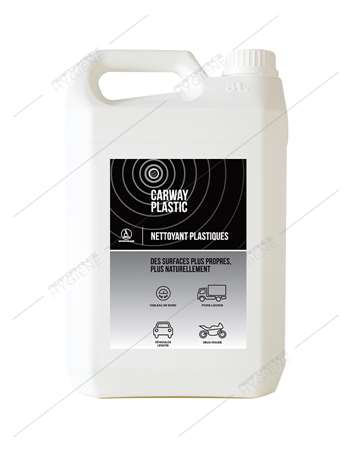 Nettoyant rénovant plastiques HTS BIO CARWAY PLASTIC 5L