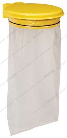 Image de Support sac poubelle+couvercle COLLECMUR (Jaune)