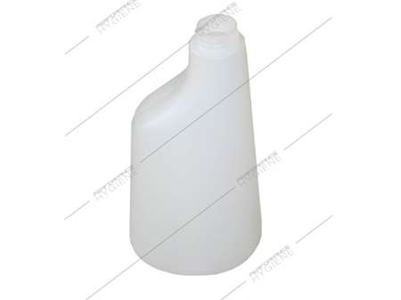 Image de Bouteille 600 ml transparente avec graduation et niveau