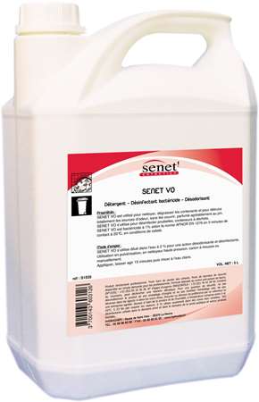 Détergent désinfectant surodorant spécial V.O SENET - 5L