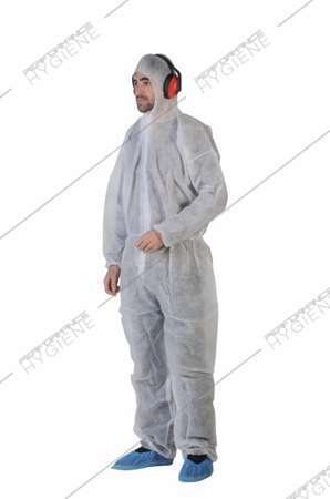 Image de Combinaison jetable PLP 40g à cagoule - T XL