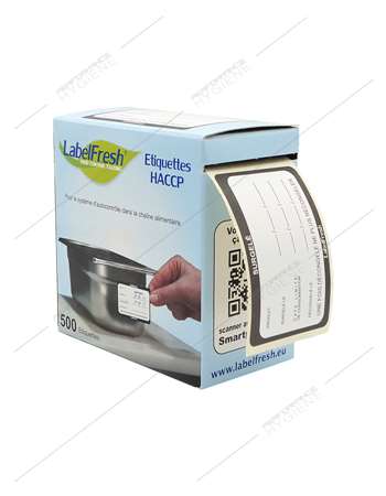 Image de Etiquette tracabilité surgelés LABELFRESH 70x45mm -boite 500