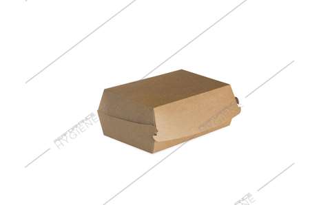 Boite à burger kraft 240x137 ht75mm - carton 300