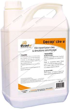 Image de Décapant puissant cires et émulsions ss rinçage DECAPCIRE 5L