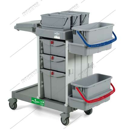 Image de Chariot d'imprégnation ALPHA 5153 - 3 seaux 8L + 2 seaux 20L