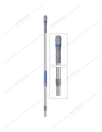 Image de Manche alu télescopique 105/187cm système ERGOSWING bleu