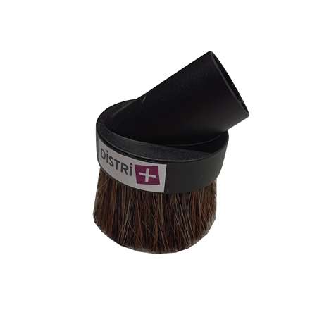 Brosse ronde crin de cheval L65mm pour tube aspi Ø32mm