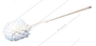 Image de Brosse wc boule blanche