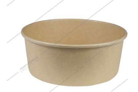 Image de Pot à salade natural kraft rond Ø16,6cm SKB1100 x50