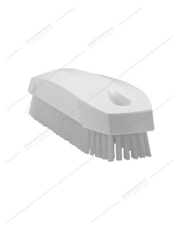 Image de Brosse à ongles/mains fibres dures blanche L13cm VIKAN