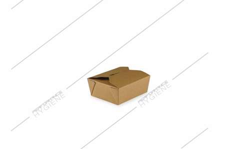 Image de Boite kraft brun 480ml - 9x50 p/c