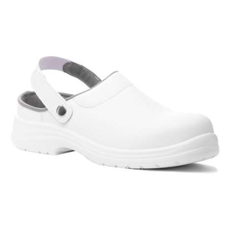 Sabots de sécurité microfibre blanc avec bride OKENITE P41