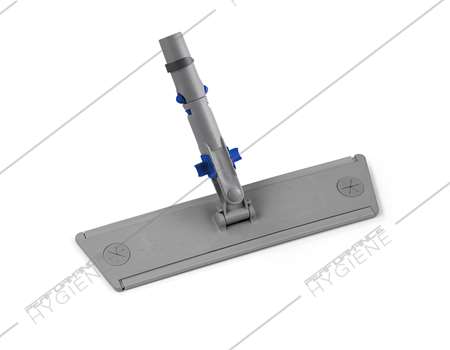 Image de Balai trapèze velcro 30cm gris pour surfaces basses & hautes