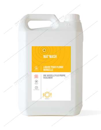 Image de Plonge VSL mains Ecocert HTS BIO NAT'WASH - bidon 5L
