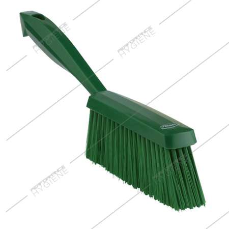 Image de Balayette fibre souple 33cm alimentaire Verte VIKAN