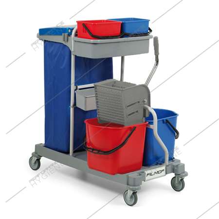 Image de Chariot de ménage ARIANE 2115 sans couvercle - presse à plat