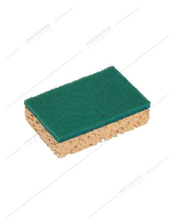 Image de Eponge grattante verte GM (12x9cm) SPONTEX - lot 10
