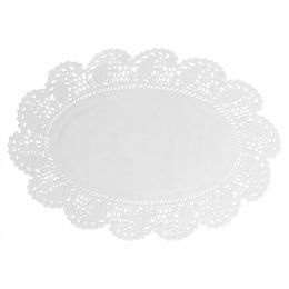 Image de Dentelles ovales blanches 22x16cm litos - lot 250