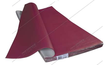 Image de Nappe papier Tiss Lack 80x80cm - lot 200 (Bordeaux)