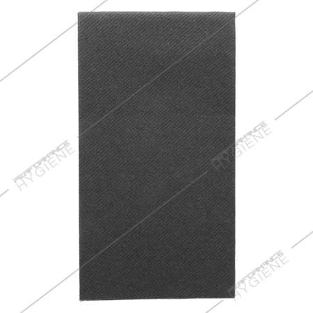 Image de Serviettes 40x40cm non tissées 1/8  (Noir) x 750