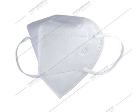 Demi-masque filtrant blanc pliable FFP2 LHS - boite 10