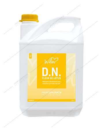 Image de Détergent neutre WILOV DN 2D fleur de lotus - bidon 5L