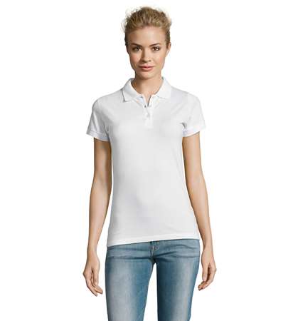 Image de Polo femme MC 100% coton 180g PERFECT (blanc)