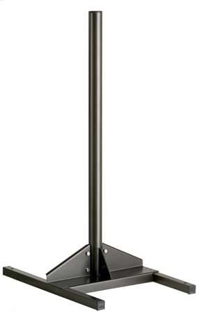 Image de Poteau sur socle à poser 1 ou 2 flux - gris manganese