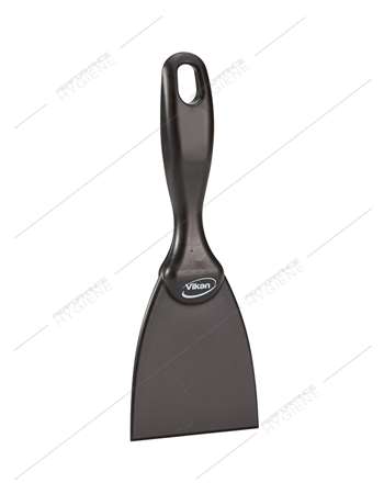 Image de Spatule polypropylène grattoir L29cm - lame 75mm noir
