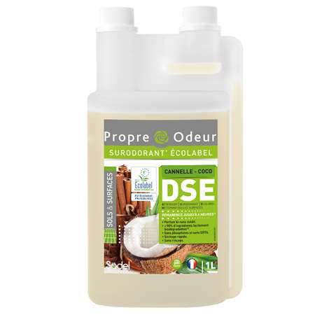 Nettoyant surodorant ECOLABEL DSE Cannelle-Coco 1L