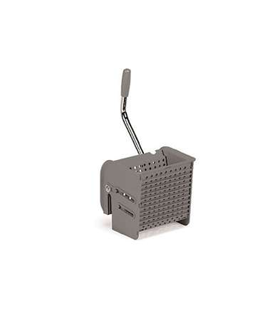 Image de Presse plastique essorage à plat grise avec fond