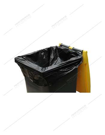 Image de Housse container noire BD 120L standard - carton 100
