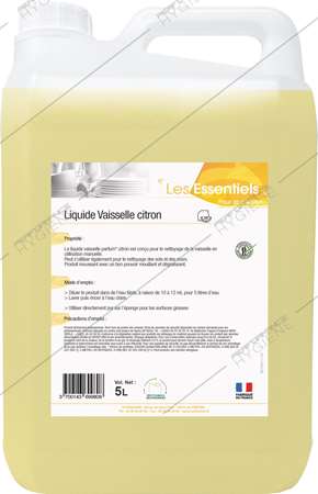 Image de Plonge VSL mains citron LES ESSENTIELS - bidon 5L