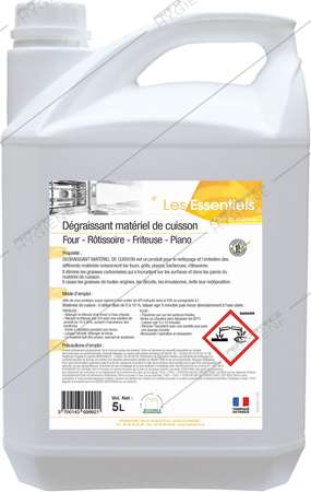 Image de Dégraissant matériel de cuisson LES ESSENTIELS - bidon 5L