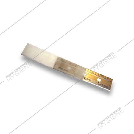 Image de Lame grattoir spécial sols 100mm x 0,4mm MOERMAN - lot de 15