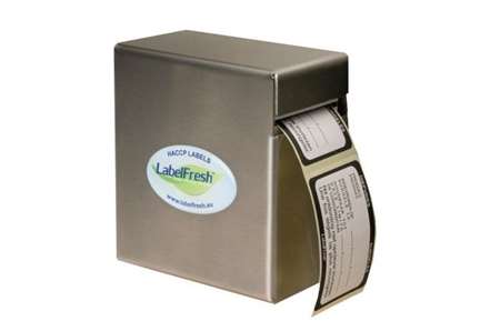 Distributeur inox pour étiquettes de traçabilité LabelFresh