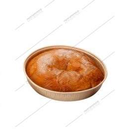 Image de Moules ronds à enfourner Ø9x2,1cm naturel papier silicone