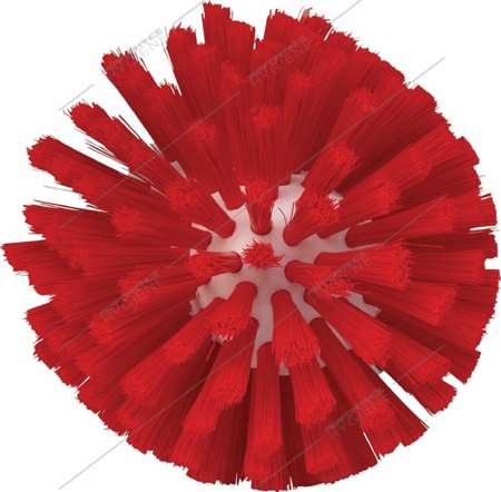 Image de Brosse ronde pas de vis Ø135 mm Medium Rouge VIKAN