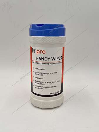 Image de Lingettes net. degraissantes mains-surfaces-bte80 HIPRO