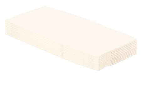 Serviettes 40x40cm double point pliage 1/8 (Blanc) x 1200