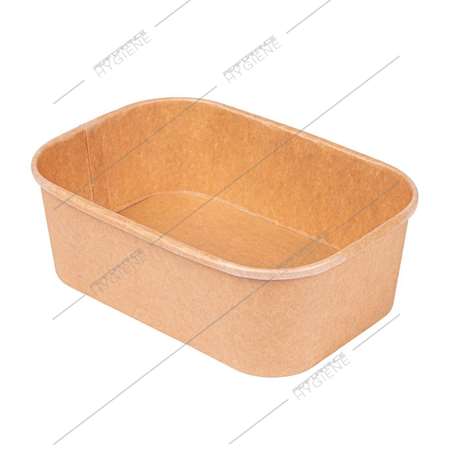 Image de Boite rectangulaire 750ml kraft - lot de 50