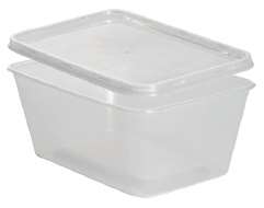 Image de Barquette injectée 1500cc + couvercle - carton 250