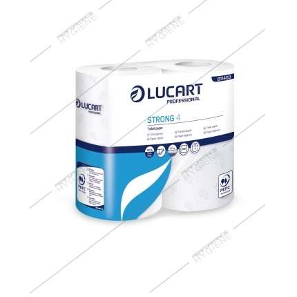 Papier wc petit rlx ouate blanc 2P 496F - lot de 4