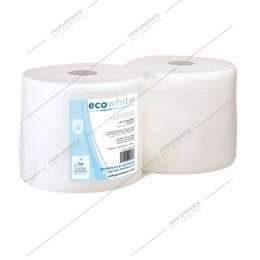 Image de Bobine 900F ouate blanche ecolabel 2 plis - lot de 2