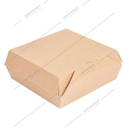 Image de Boîte lunch box naturel 'thepack' 21x20,5x8cm - lot de 300