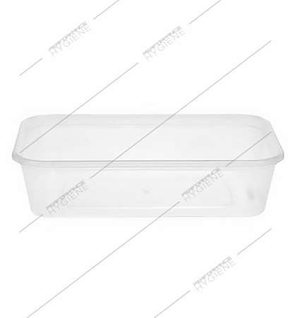 Image de Boite translucide eco box 500ml plate - carton de 300
