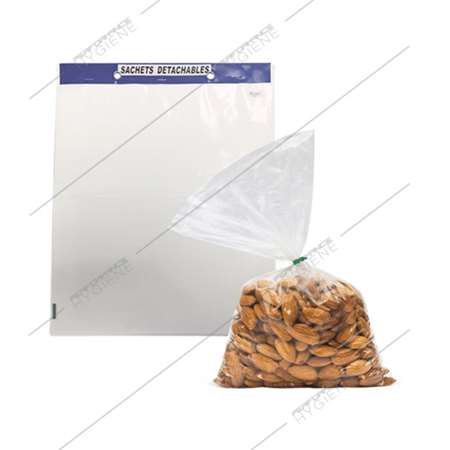 Image de Sacs liasses PEBD 20µ transparents 23x31cm - carton 5000