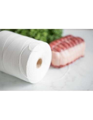 Image de Ficelle boucherie en lin blanc 1750m - l'unité